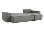 Ecksofa mit Schlaffunktion und Bettkasten L-form 244x142x80 cm Denis 