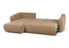 Ecksofa mit Schlaffunktion und Bettkasten, L-form 255x165x91 cm Lola