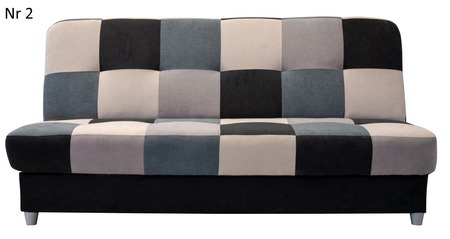 Sofa mit Schlaffunktion, Bettcouch, Schlafsofa mit Bettkasten Quadrat 190x58x98 cm