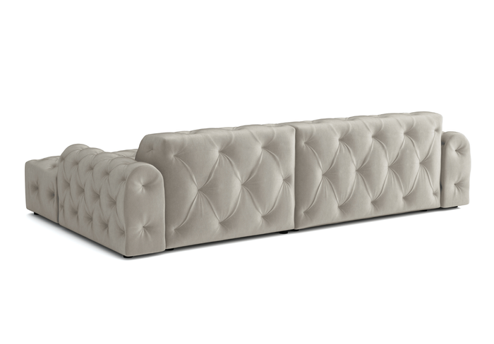 Ecksofa L-form 260x170x80 cm Chesterfield Candi