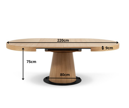 Runde Tisch, Esstisch, Holztisch T 74