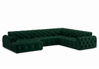 Ecksofa mit eleganter Steppung CANDY 334x254 cm