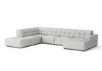 Ecksofa U-form links 364x262x70 cm modular Sofa Bergi 