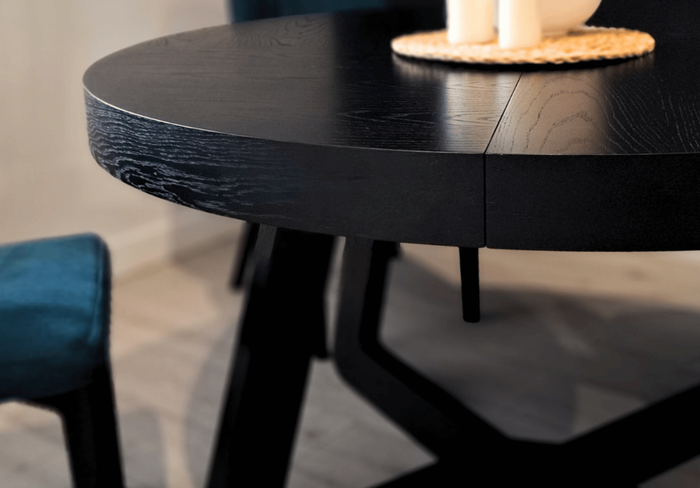 Runder Tisch, Esstisch, Holztisch T40 130-230 cm