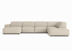 Ecksofa 5 Teile Links 364x166x70 cm Lucas 