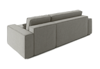 Ecksofa mit Schlaffunktion und Bettkasten L-form 244x142x80 cm Denis 