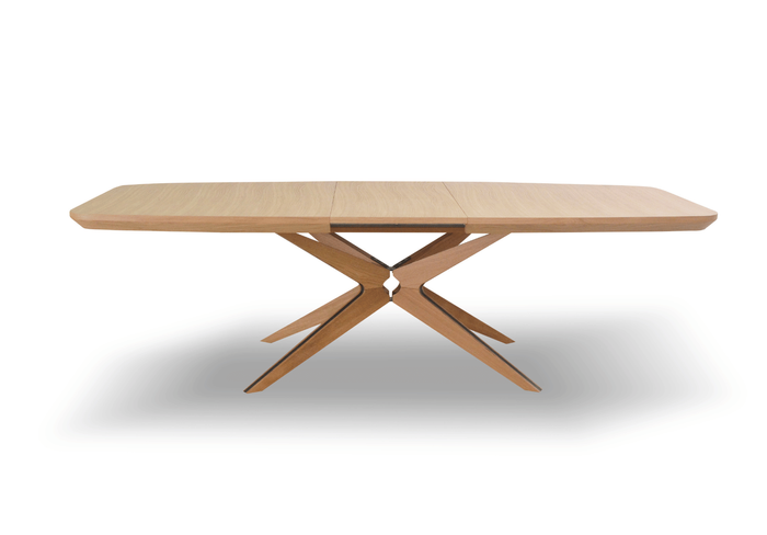 Ausziehbarer Eichentisch 110 cm x 200–300 cm, Modell T78