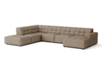 Ecksofa U-form links 364x262x70 cm modular Sofa Bergi 