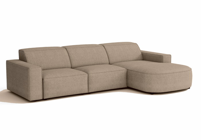 Ecksofa L-form, 3-Sitzer 284x102x70cm Lucas