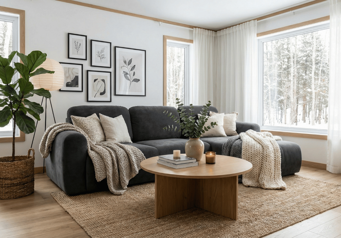 Ecksofa mit Schlaffunktion UNO 245 × 148 cm