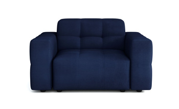 Sessel Lexury Lounge Armchair Bergi  124x102x70 cm Modernes Design, bequemer Sitz, gesteppte Polsterung