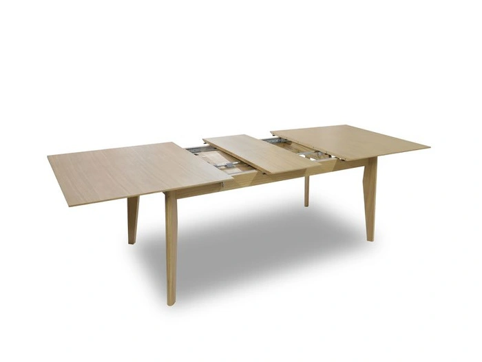 Ausziehbarer rechteckiger Tisch, 100 cm x 180–265 cm, Modell T67