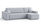 Ecksofa mit Schlaffunktion und Bettkasten L-form 244x142x80 cm Denis 