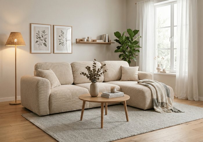 Ecksofa mit Schlaffunktion UNO 245 × 148 cm