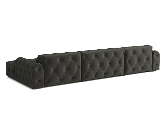 Ecksofa U-form mit eleganter Steppung CANDY 390x170 cm