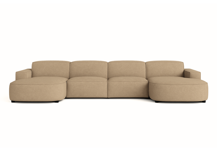  Ecksofa Modular U-form 364x166x70 cm Lucas 
