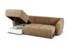 Ecksofa mit Schlaffunktion und Bettkasten, L-form 255x165x91 cm Lola