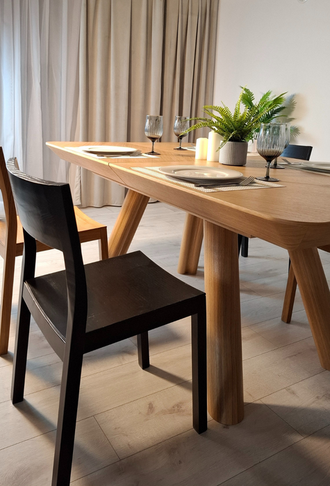 Holztisch Mateusz, rechteckig, ausziehbar, 100 cm x 180–380 cm, Modell T75