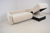 Ecksofa mit Schlaffunktion und Bettkasten, L-form 255x165x91 cm Lola