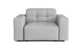 Sessel Lexury Lounge Armchair Bergi 124x102x70 cm Modernes Design, bequemer Sitz, gesteppte Polsterung