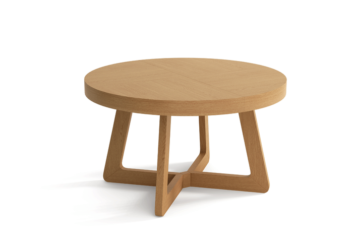 Runder Tisch, Esstisch, Holztisch T40 130-230 cm