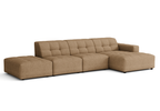 5-Sitzer-Ecksofa mit Ottomane BERGO 341 × 166 cm