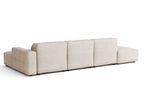 5-Sitzer-Ecksofa mit Ottomane BERGO 341 × 166 cm