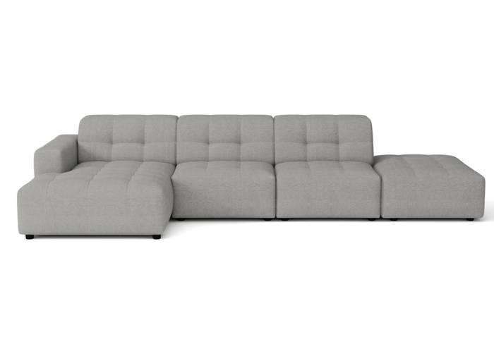 5-Sitzer-Ecksofa mit Ottomane BERGO 341 × 166 cm