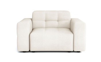 Sessel Lexury Lounge Armchair Bergi  124x102x70 cm Modernes Design, bequemer Sitz, gesteppte Polsterung