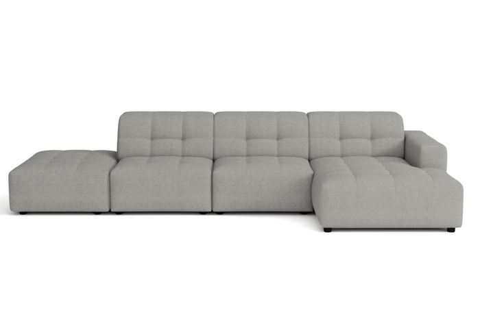 5-Sitzer-Ecksofa mit Ottomane BERGO 341 × 166 cm