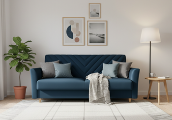 Sofa mit Schlaffunktion, Bettcouch, Schlafsofa mit Bettkasten Marino 210x97x90 cm