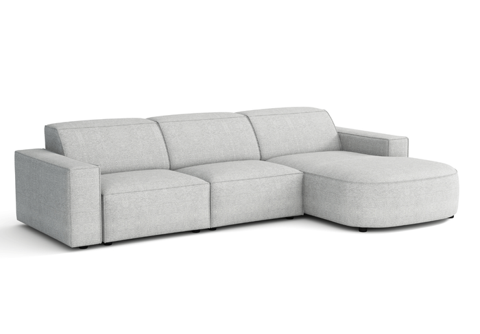 Ecksofa L-form, 3-Sitzer 284x102x70cm Lucas