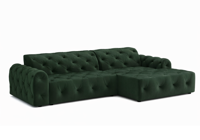 Ecksofa L-form 260x170x80 cm Chesterfield Candi