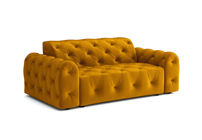 Zweisitzer-Sofa mit eleganter Steppung CANDY 190×107 cm