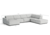 Ecksofa 5 Teile Links 364x166x70 cm Lucas 