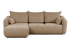 Ecksofa mit Schlaffunktion und Bettkasten, L-form 255x165x91 cm Lola