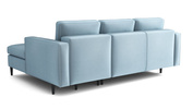 Ecksofa mit Schlaffunktion und Bettkasten, L-form 246x172x101 cm Sevilla