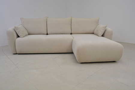 Ecksofa mit Schlaffunktion und Bettkasten, L-form 255x165x91 cm Lola