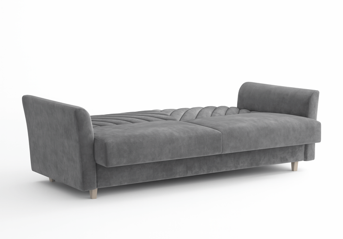 Sofa mit Schlaffunktion, Bettcouch, Schlafsofa mit Bettkasten Marino 210x97x90 cm