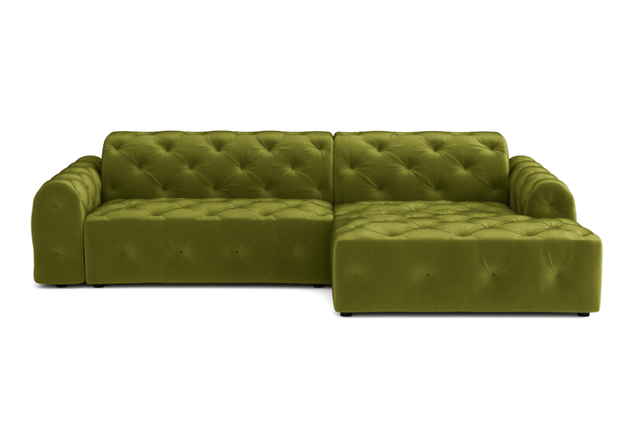 Ecksofa L-form 260x170x80 cm Chesterfield Candi