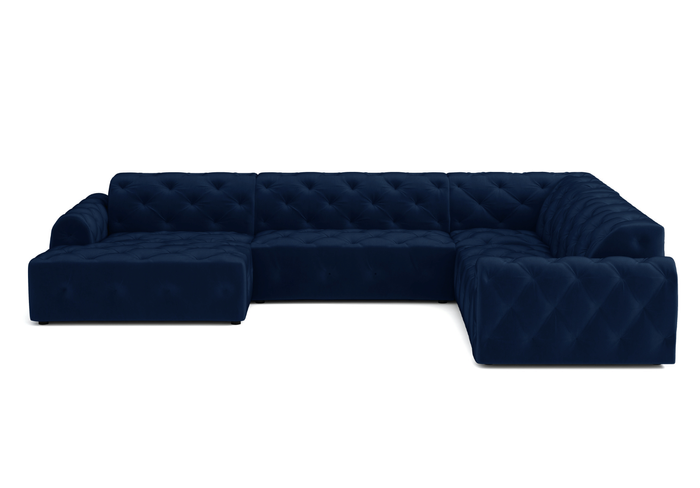 Ecksofa mit eleganter Steppung CANDY 334x254 cm