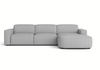 Ecksofa L-form, 3-Sitzer 284x102x70cm Lucas