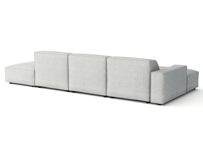 Ecksofa Rechts 4 Teile 341x102x70cm Lucas 