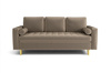 Schlafsofa mit Bettkasten 225 x 100 x 96 cm Moris 