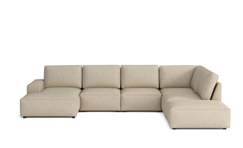 Ecksofa U-form Fergi 366x257x90 cm