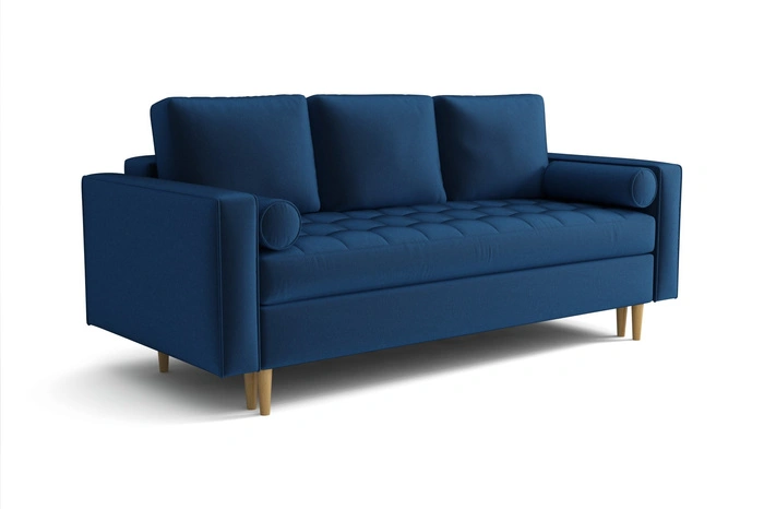 Schlafsofa mit Bettkasten 225 x 100 x 96 cm Moris