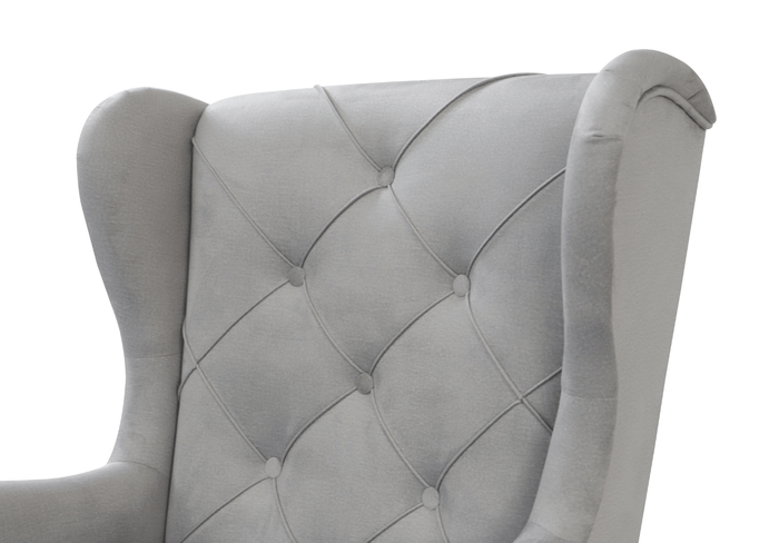 Rio gesteppter Sessel im skandinavischen Stil