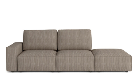 Modulare Sofa 3-Sitzer 255x102x90 cm Fergi Beige