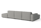 5-Sitzer-Ecksofa mit Ottomane BERGO 341 × 166 cm