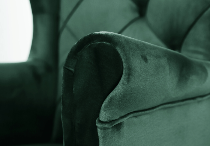 Rio gesteppter Sessel im skandinavischen Stil